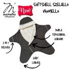 Monello - Babamelegítő kiscsillag - softshell, szélálló - cápaszürke