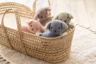 TIAMO SNUFFIE PLÜSS KUTYA 25 CM - RÓZSASZÍN