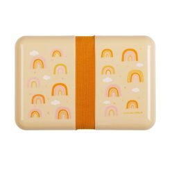 Uzsonnás doboz, SZIVÁRVÁNY (matricával)