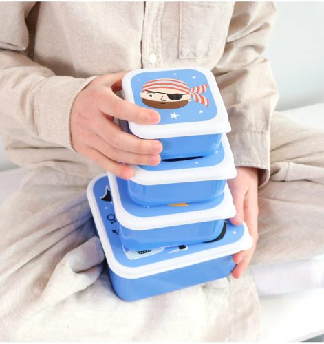 Uzsonnásdoboz (4db-os), KALÓZ