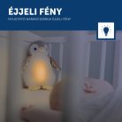 Zazu – PHOEBE babanyugtató plüss pingvin éjjeli fénnyel és hangrögzítővel