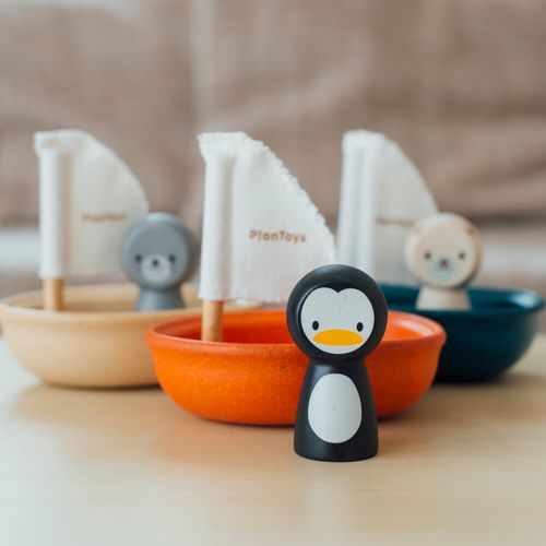 Fürdőjáték - Vitorlás csónak - Pingvin