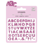 Mini matrica szett - Csillogó betűk (Djeco, 9764)