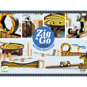 Építőjáték - Zig&Go 45 db (Djeco 5643)