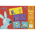 Párosító puzzle – ellentétek – 12 db-os
