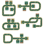 Variálható autópálya puzzle (Djeco, 7162)