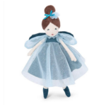 Moulin Roty – Kis, kék ruhás tündér baba
