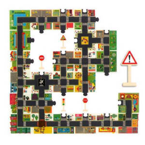 Djeco - A város - 24 db-os óriás puzzle