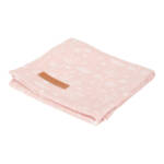 Little Dutch - Textilpelenka 120 cm - Pink, vad virágok