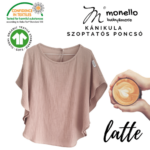 Monello – Szoptatós poncsó – Latte