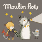 Moulin Roty – Diavetítő lámpa – 3 db lemez dobozban mesevetítőbe – Macskabajusz