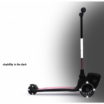 Scoot and Ride Highwaykick 2 Lifestyle – Fényvisszaverős LED – Rose roller
