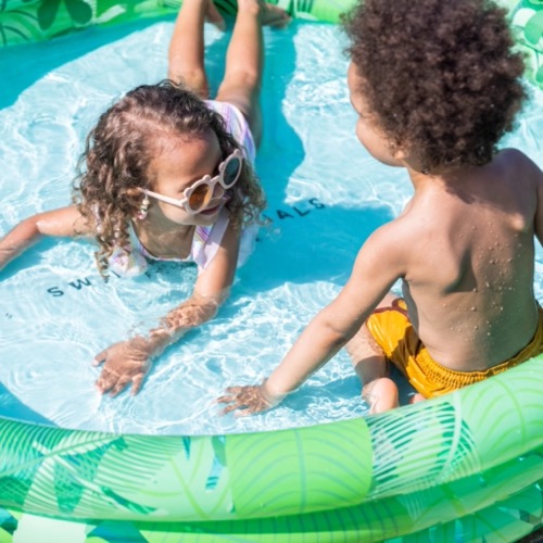 Felfújható medence gyerekeknek - Kör alakú - Trópus