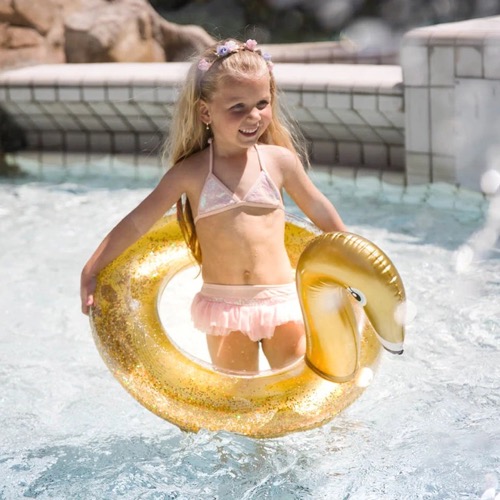 Felfújható úszógumi gyerekeknek - Arany hattyú