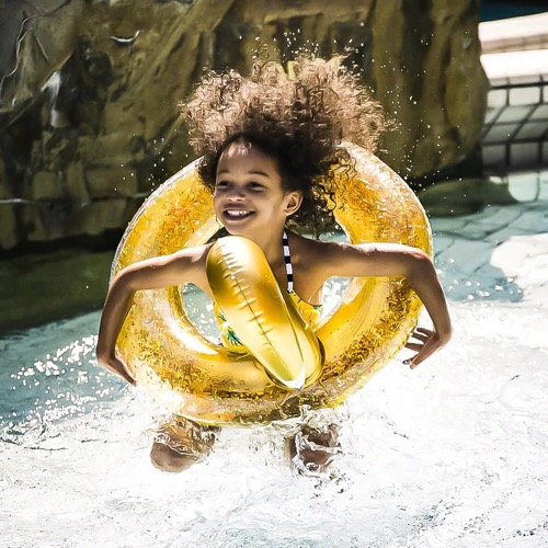 Felfújható úszógumi gyerekeknek - Arany hattyú