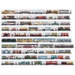 Kreatív óriás kirakó készlet – vonatok