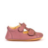 FRODDO – első lépés cipő – puhatalpú bőr gyerekcipő – mályva szandál
