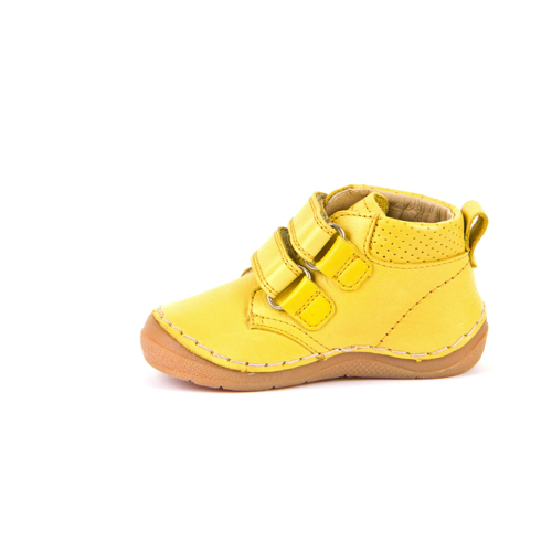 FRODDO – Átmeneti, magasszárú, bőr gyerekcipő – sárga