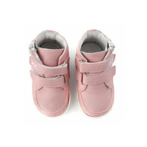 Azaga - cipzáros talpú cipő az első lépésekhez - zárt bokacipő - pink