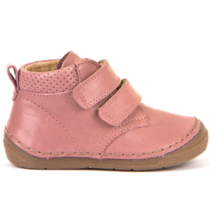 FRODDO - Duplatépőzáras, bélelt gyerek cipő - rózsaszín