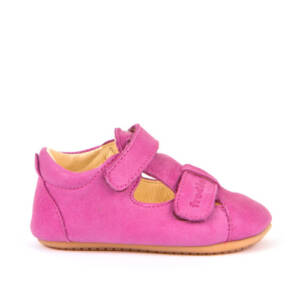 FRODDO - első lépés cipő - puhatalpú bőr gyerekcipő - sötét rózsaszín