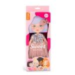 Sweet Sisters – játékbaba ruha – flitteres, tüll, egyberészes ruha