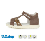 D.D. Step – Nyitott gyerekcipő – bőr szandál – barna