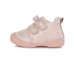 D.D.Step – Gyerekcipő – Átmeneti bőrcipő – rózsaszín, virágszirom
